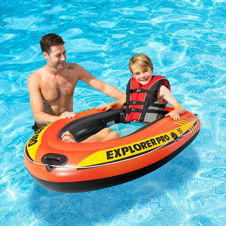 Bateau gonflable | Explorer pro 50 | 1 enfant | Orange | INTEX