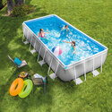 Kit piscine Prism Frame rectangulaire INTEX 4,88 x 2,44 x 1,07 m