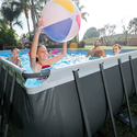 Piscine Ultra XTR rectangulaire | 7,32 x 3,66 x 1,32 m | Gris | INTEX