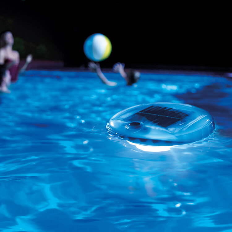 Lampe flottante solaire | Pour piscines | 2 modes d'éclairage | INTEX