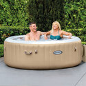 Spa gonflable 4 places Sahara énergie | Rond | Beige | INTEX