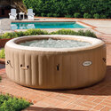 Spa gonflable 4 places Sahara énergie | Rond | Beige | INTEX