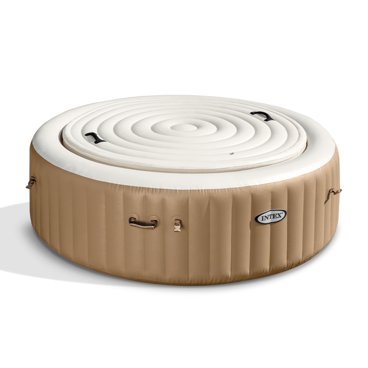 Spa gonflable 4 places Sahara énergie | Rond | Beige | INTEX