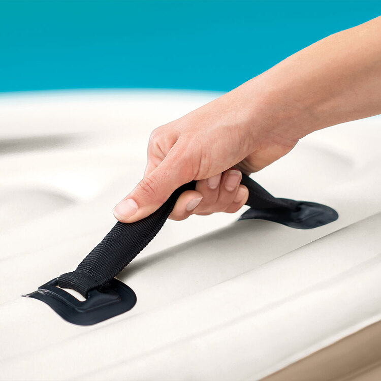 Spa gonflable 4 places Sahara énergie | Rond | Beige | INTEX