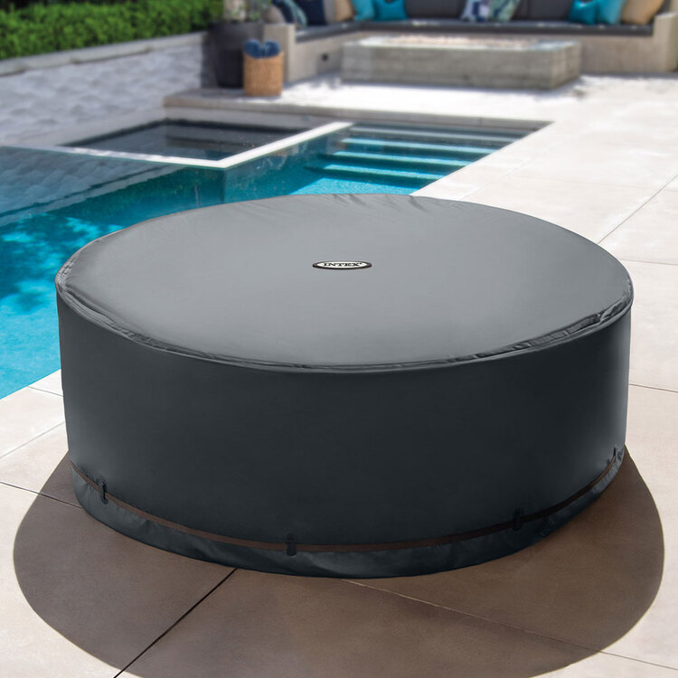 Spa gonflable 4 places Sahara énergie | Rond | Beige | INTEX