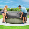 Couverture thermique pour spa gonflable rond 4 places | Noir | INTEX