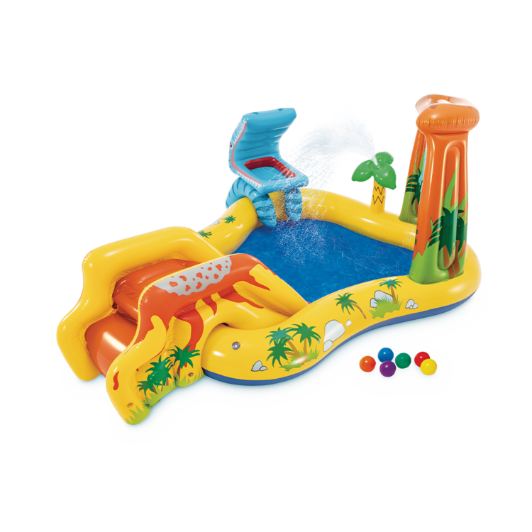 Aire de jeux Jurassic | Jeu gonflable | Enfants de 2 ans+ | INTEX