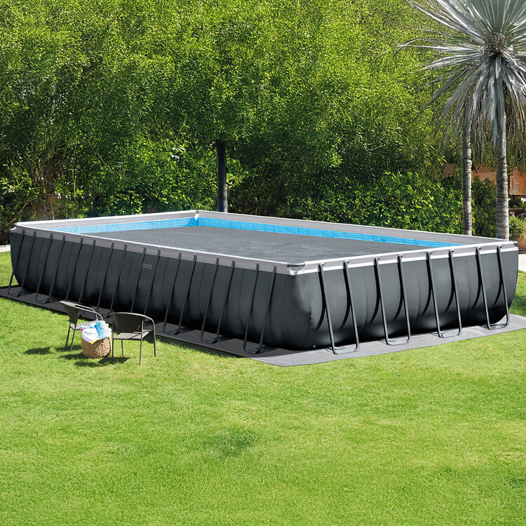 Bâche à bulles renforcée | Pour piscine rect 9,75 x 4,88 m | INTEX