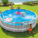 Piscine Clearview panoramique | Ronde tubulaire | 4,88 x 1,22m | INTEX