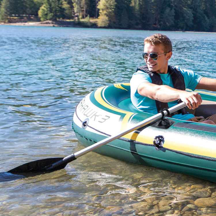 Paire de rames | 137 cm | En aluminium | Accessoire bateau | INTEX