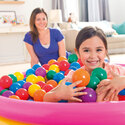 Sac de 100 balles multicolores Ø 8 cm