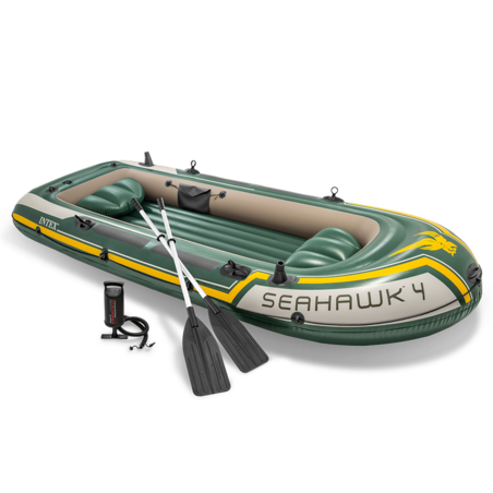 Bateau gonflable | Seahawk 4 | 4 places | Rames & gonfleur | INTEX
