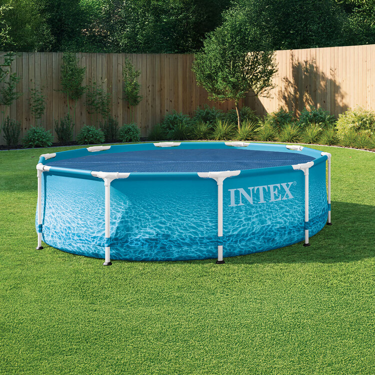 Bâche à bulles | Ronde | Pour piscine 3,05 m | Bleu | INTEX