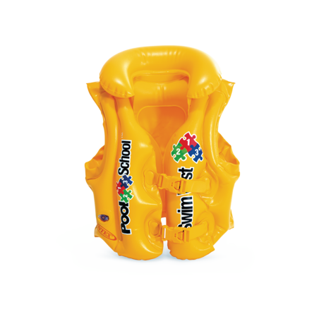 Gilet de natation gonflable Pool school INTEX