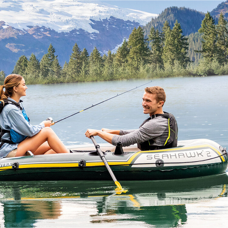 Bateau gonflable | Seahawk 2 | 2 places | Rames & gonfleur | INTEX