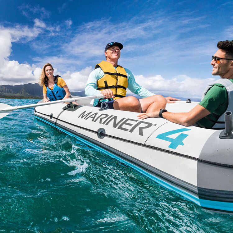 Bateau gonflable | Mariner 4 | 4 places | Rames & gonfleur | INTEX