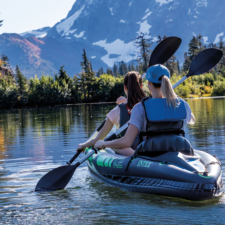 Kayak gonflable | Challenger K2 | 2 places | Rames & gonfleur | INTEX