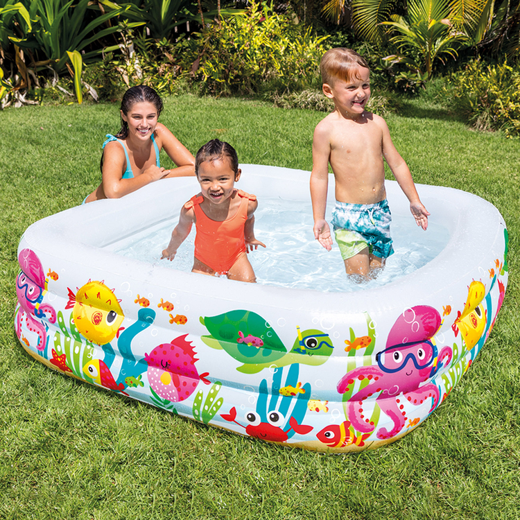 Petite piscine Océan carrée INTEX