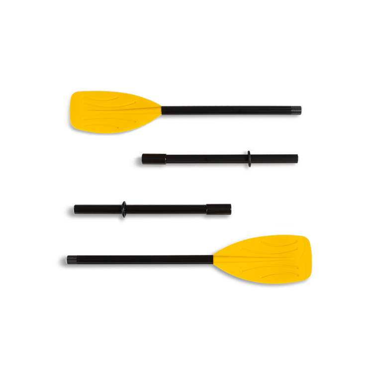 Paire de rames | Jaunes & noires | Pour bateaux | INTEX