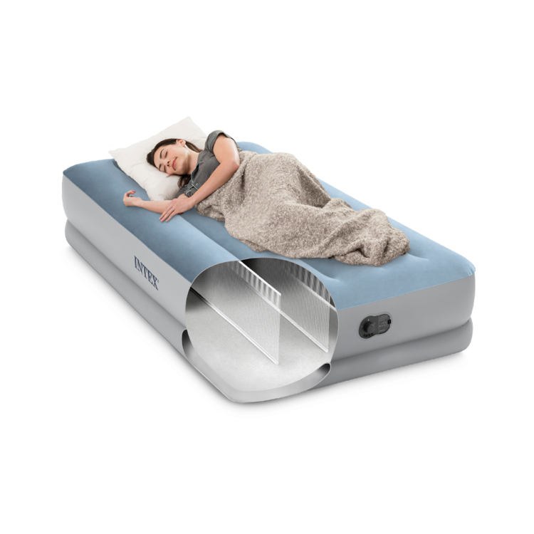 Matelas gonflable prestige mid rise | USB |1 personne | INTEX