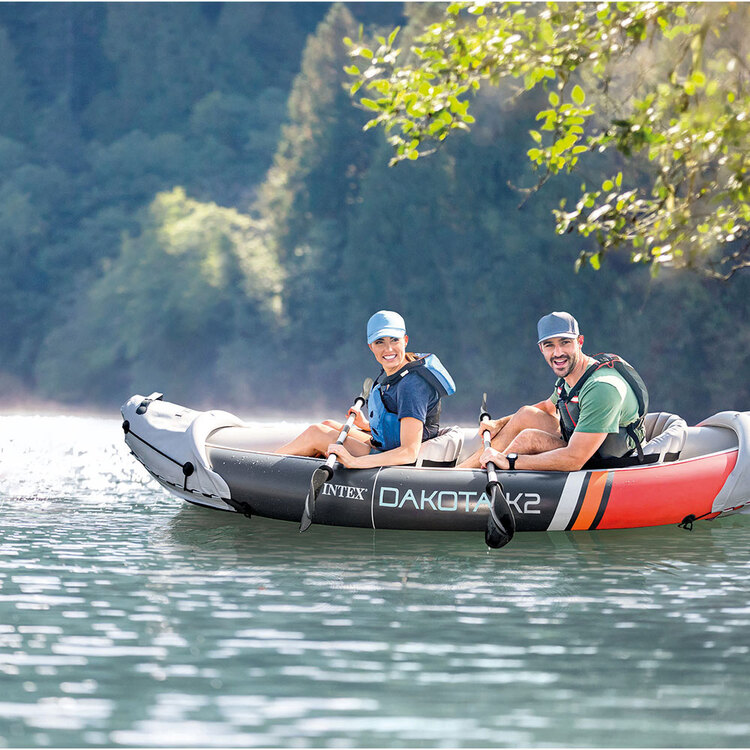 Kayak gonflable | Dakota K2 | 2 places | Kit complet | INTEX