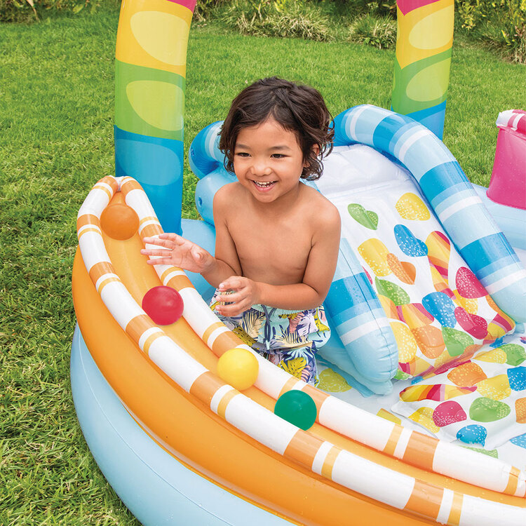 Aire de jeux candy zone | Jeu gonflable | Enfants de 2 ans+ | INTEX