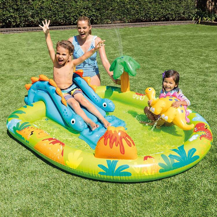 Aire de jeux petit Dino | Jeu gonflable | Enfants de 2 ans+ | INTEX