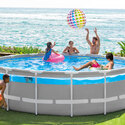 Piscine Clearview panoramique | Ronde tubulaire | 4,88 x 1,22m | INTEX