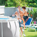 Kit piscine Prism Frame ovale INTEX 5,03 x 2,74 x 1,22 m