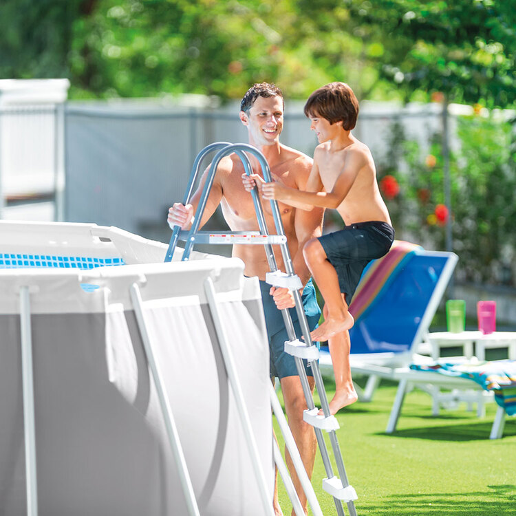 Kit piscine Prism Frame ovale INTEX 5,03 x 2,74 x 1,22 m