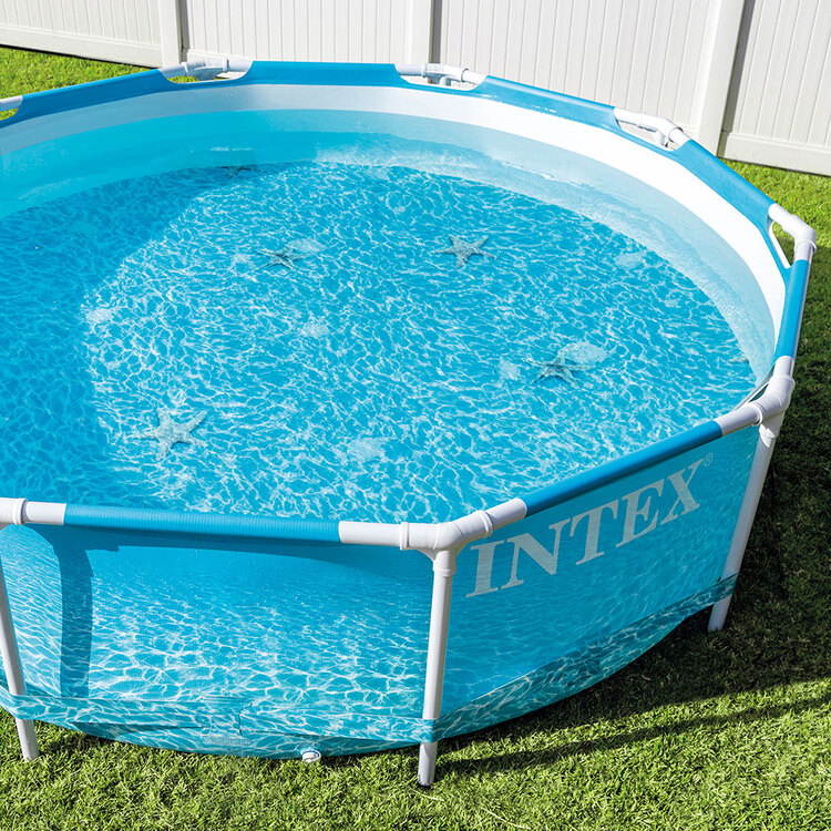 Kit piscine Océan ronde tubulaire INTEX 3,05 x 0,76 m