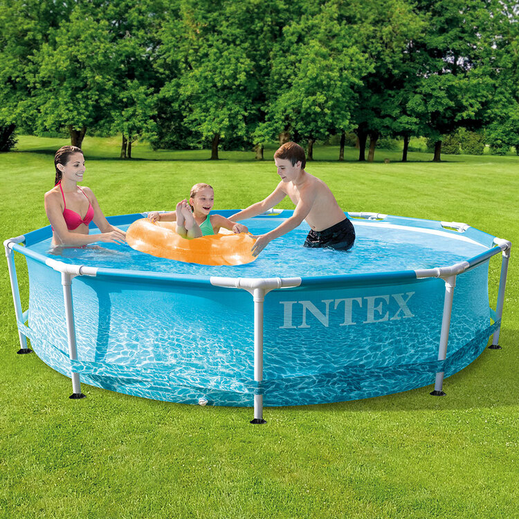 Kit piscine Océan ronde tubulaire INTEX 3,05 x 0,76 m