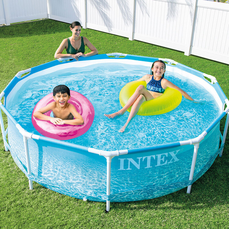 Kit piscine Océan ronde tubulaire INTEX 3,05 x 0,76 m