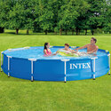 Kit piscine Metal Frame ronde tubulaire INTEX 3,66 x 0,76 m