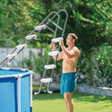 Kit piscine Metal Frame ronde tubulaire INTEX 4,57 x 1,22 m