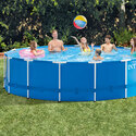 Kit piscine Metal Frame ronde tubulaire INTEX 4,57 x 1,22 m