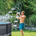 Piscine Ultra XTR ronde 6,10 x 1,22 m | Gris anthracite | INTEX