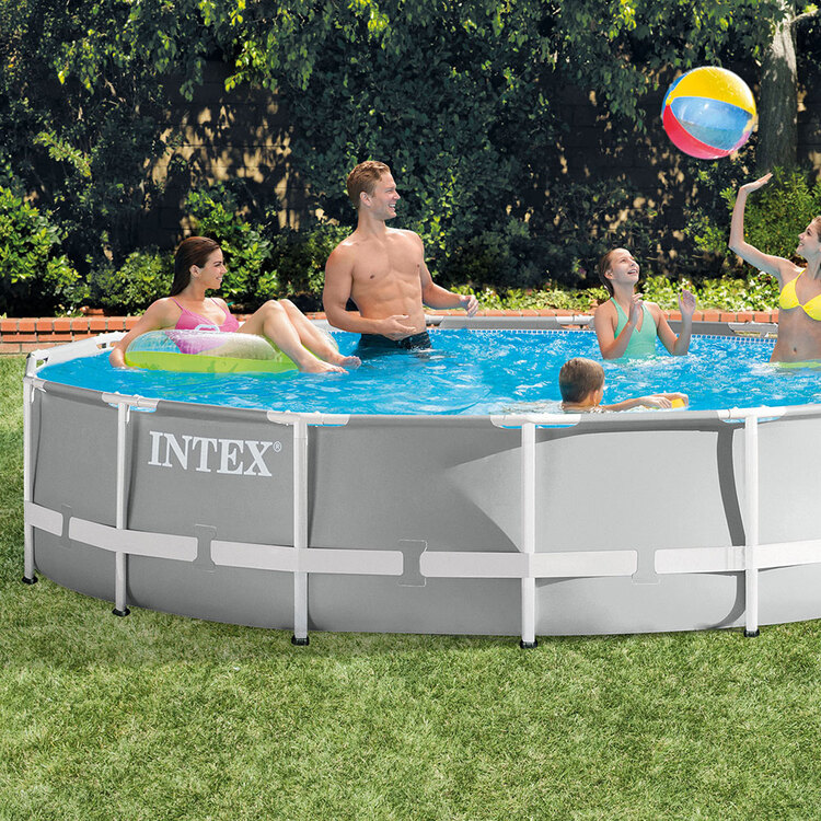 Kit piscine Prism Frame ronde INTEX 4,57 x 1,07 m