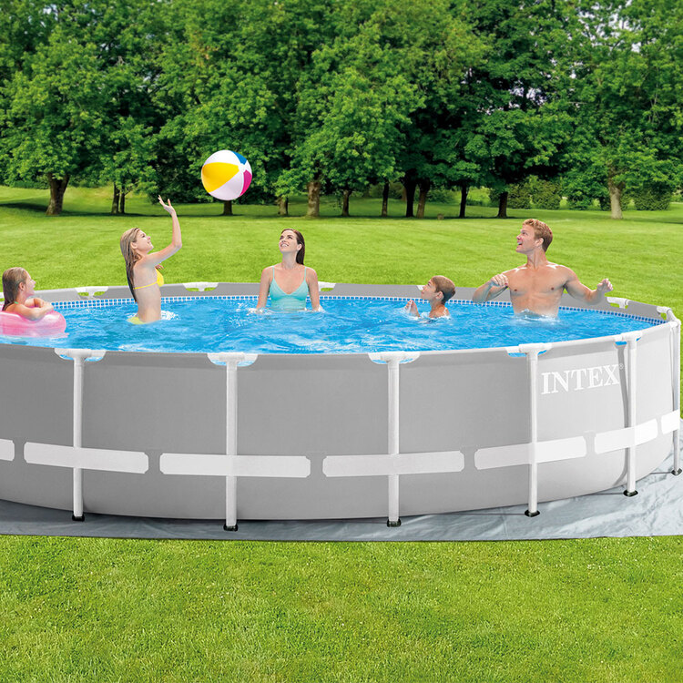 Piscine Prism Frame | Tubulaire ronde | 5,49 x 1,22 m | INTEX