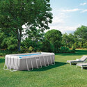 Kit piscine Prism Frame rectangulaire INTEX 4,00 x 2,00 x 1,00 m