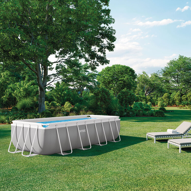 Kit piscine Prism Frame rectangulaire INTEX 4,00 x 2,00 x 1,00 m