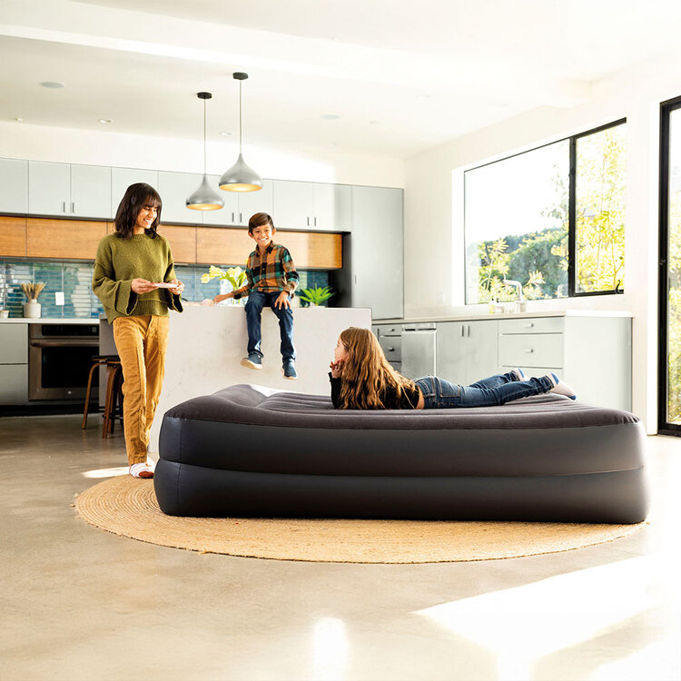 Matelas gonflable électrique | Pillow rest raised | 2 pers | INTEX