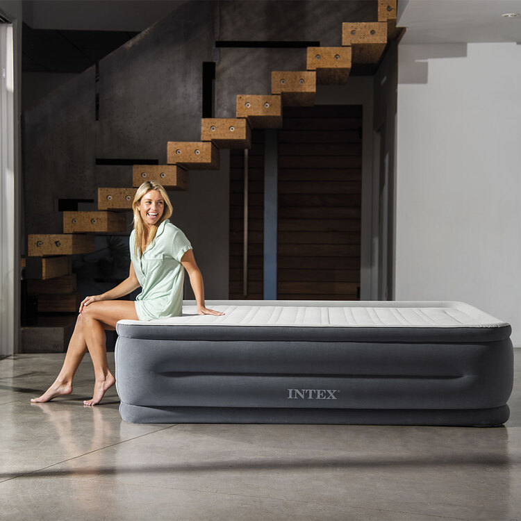 Matelas gonflable comfort high rise | 2 personnes | Électrique | INTEX