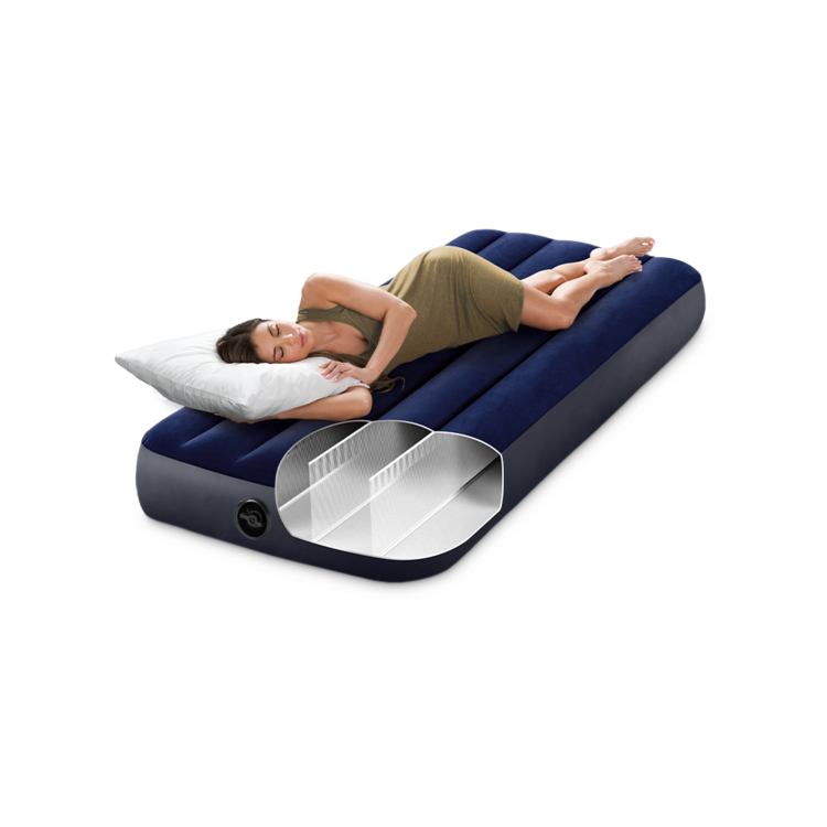 Matelas gonflable Classic Downy 1 personne INTEX
