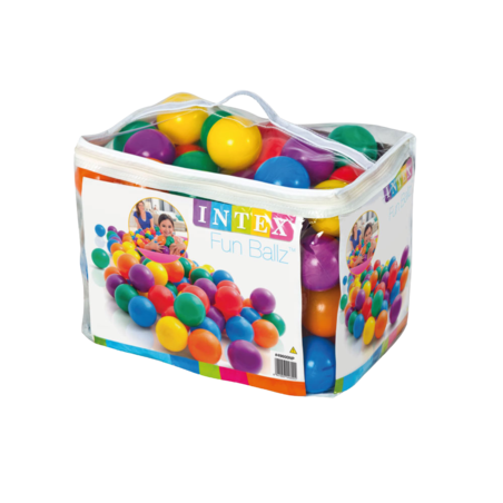 Sac de 100 balles multicolores Ø 8 cm