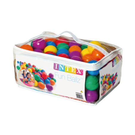 Sac de 100 balles multicolores Ø 6,5 cm