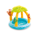 Pataugette tropicale | Petite piscine | Jeu gonflable |1-3 ans | INTEX