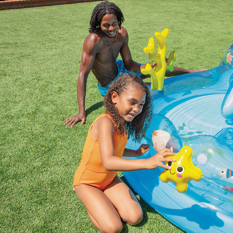 Aire de jeux fonds marins | Jeu gonflable | Enfants de 2 ans+ | INTEX