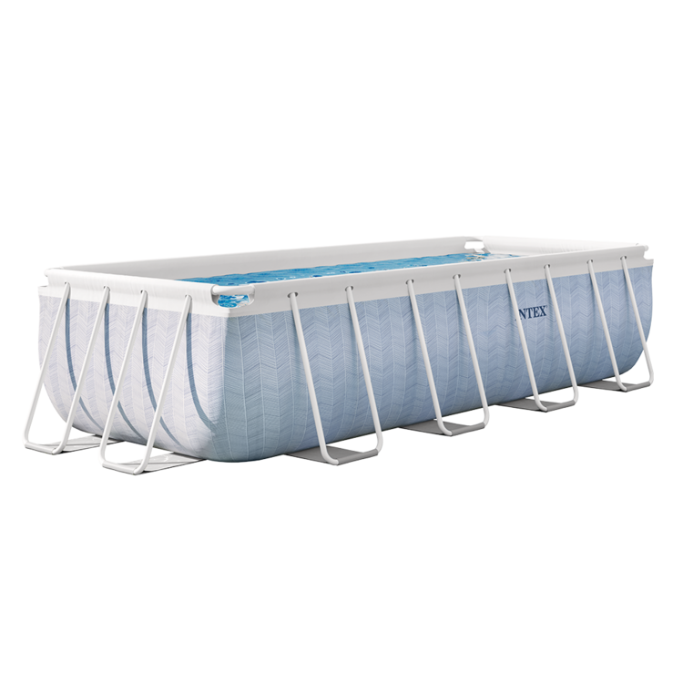 Piscine Chevron | Tubulaire rectangulaire | 4,00 x 2,00 x 1,22m |INTEX