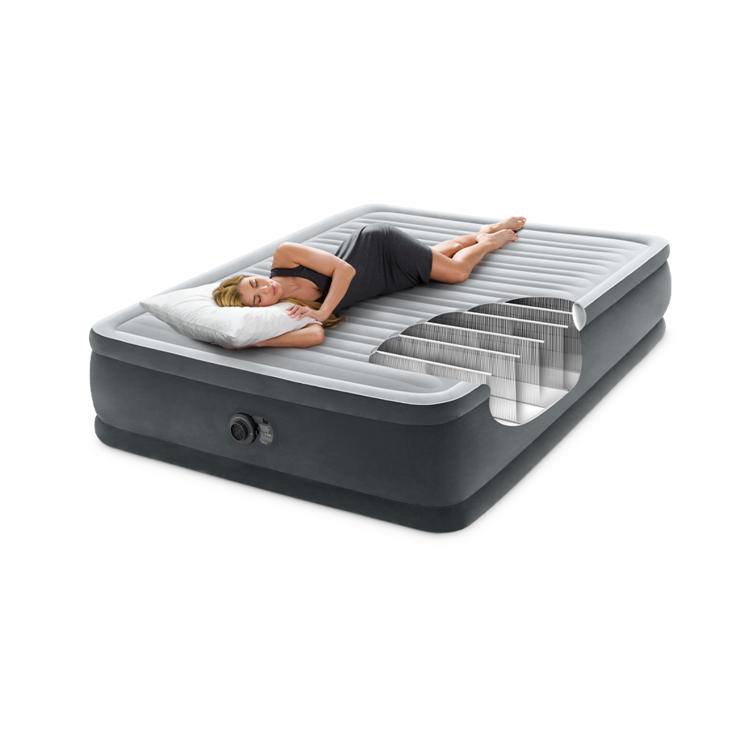 Lit gonflable Comfort Plush Elevated 2 personnes INTEX